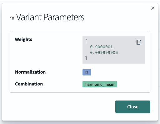 Compare search results