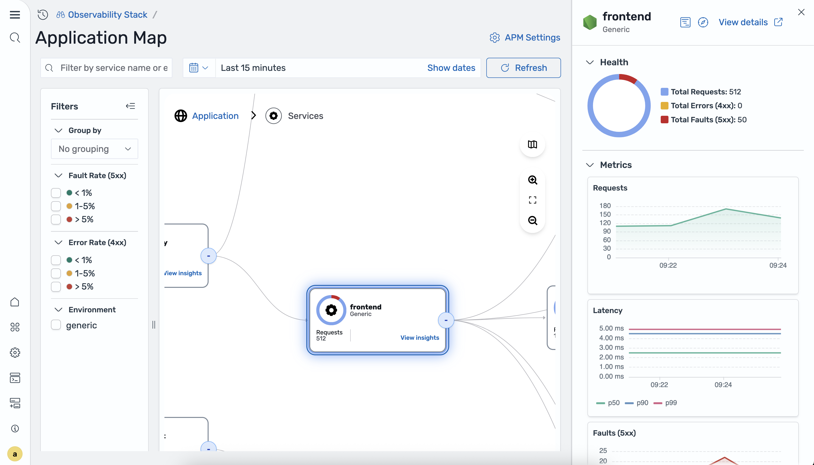 Node details panel