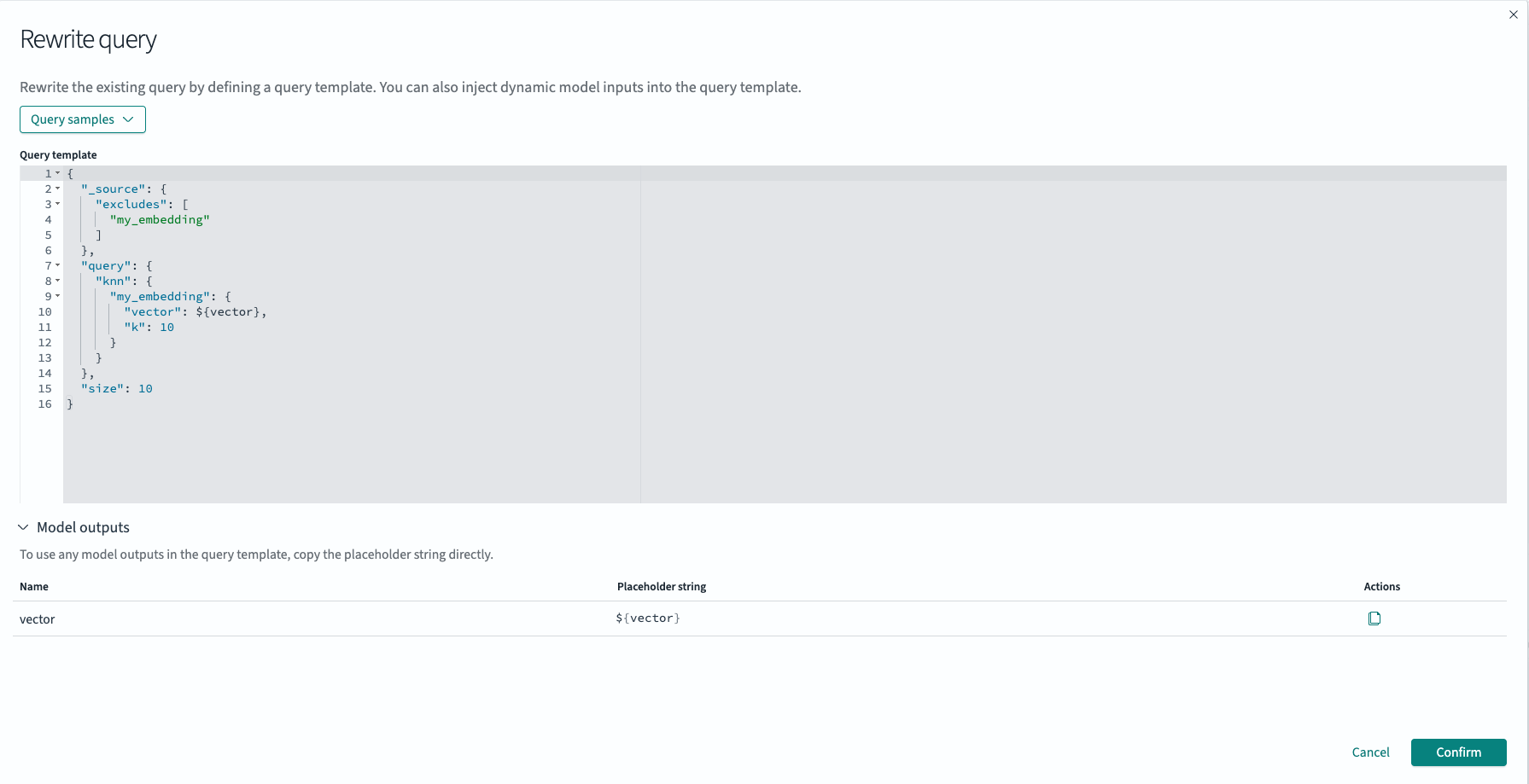 Rewrite query
