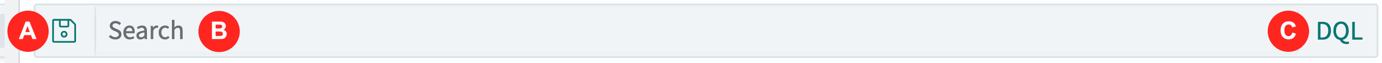 Search bar interface