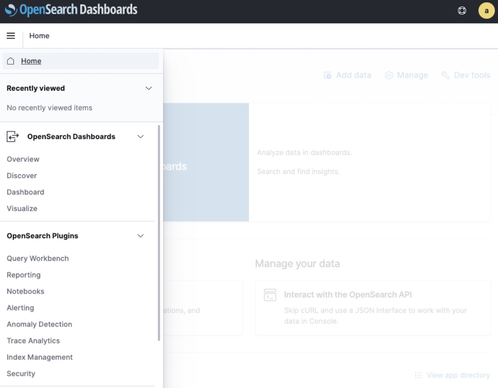 OpenSearch Dashboards Tenant