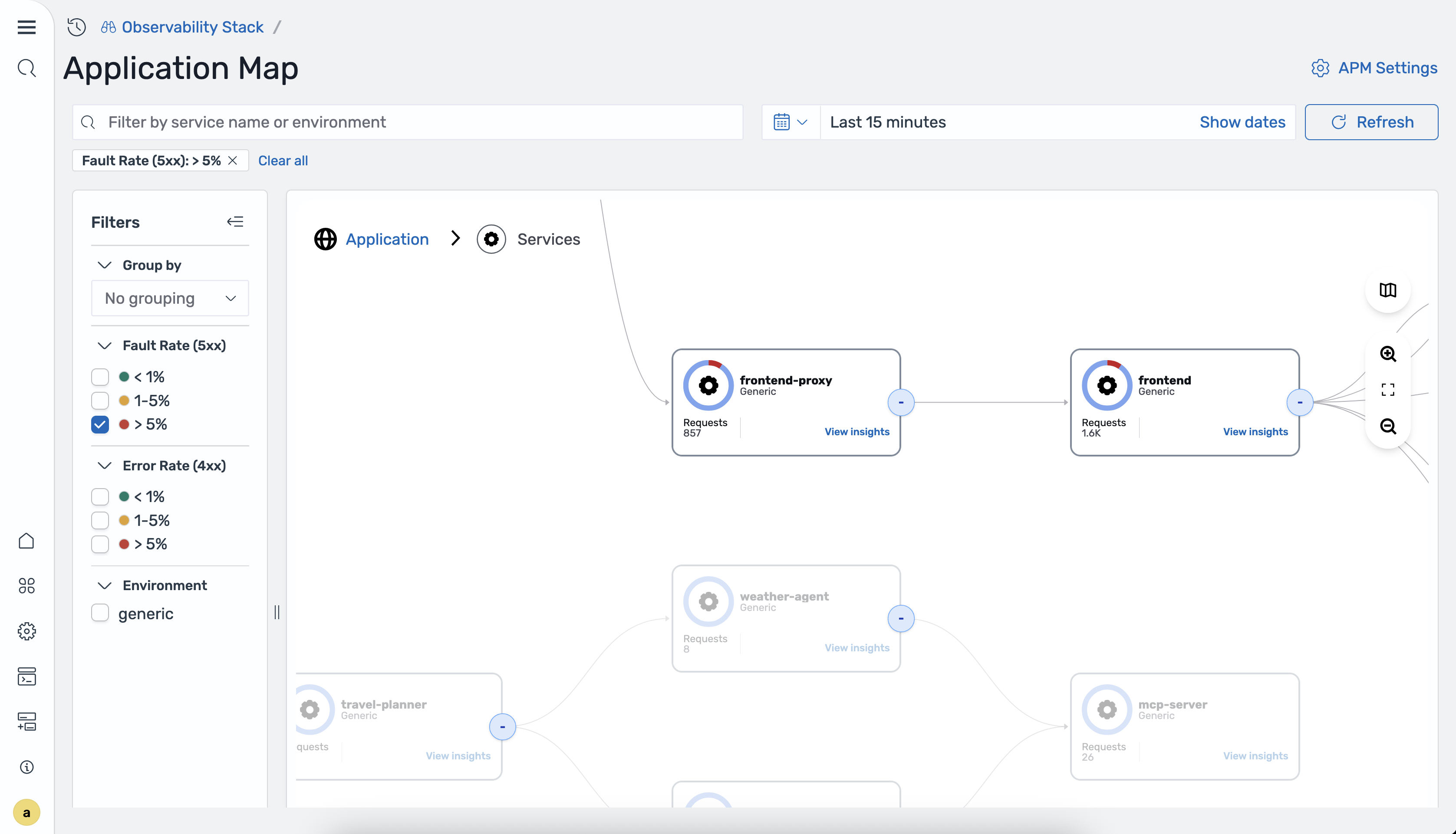 Filter by error rate