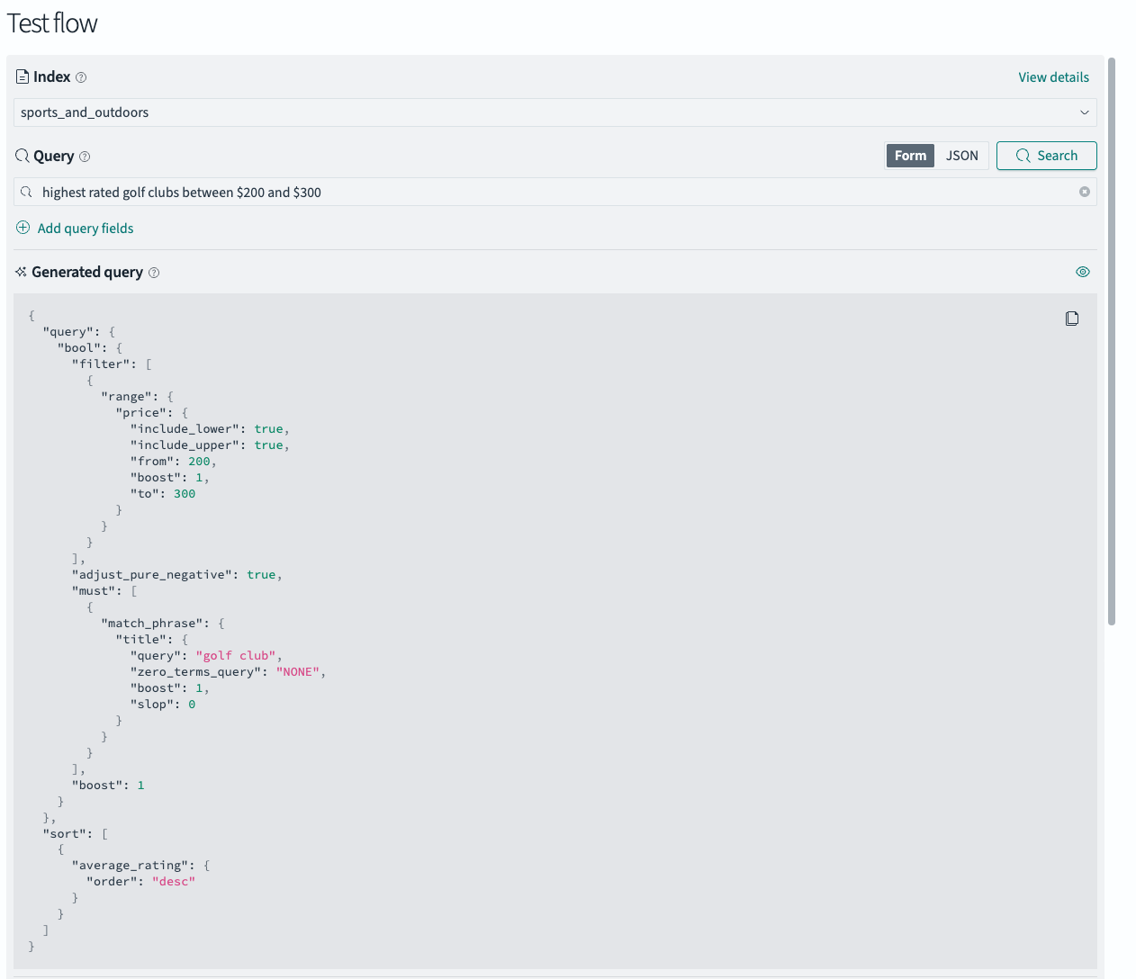 Agent query
